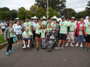 People participate in the Stepping Out to Cure Scleroderma Annual Philly Metro Walk organized by the Scleroderma Foundation